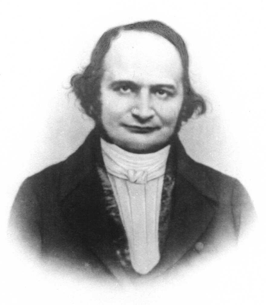 Photographic portrait of Carl Gustav Jacob Jacobi